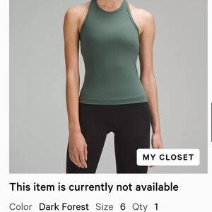 Align Waist Length Racerback Tank Top